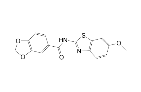 N-(6-methoxy-1,3-benzothiazol-2-yl)-1,3-benzodioxole-5-carboxamide