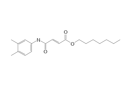 Fumaric acid, monoamide, N-(3,4-dimethylphenyl)-, heptyl ester