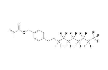 [4-(3,3,4,4,5,5,6,6,7,7,8,8,9,9,10,10,10-heptadecafluorodecyl)phenyl]methyl 2-methylprop-2-enoate