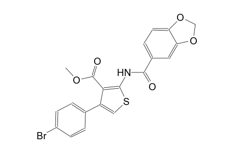 methyl 2-[(1,3-benzodioxol-5-ylcarbonyl)amino]-4-(4-bromophenyl)-3-thiophenecarboxylate
