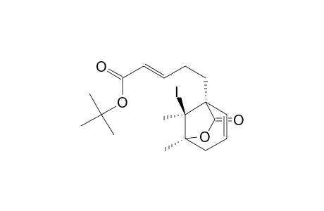 rel-(1S,5S,8S)-1,1-dimethylethyl 5-(8-iodo-7-oxo-5,8-dimethyl-6-oxabicyclo[3.2.1]oct-2-en-1-yl)-2(E)-pentenoate