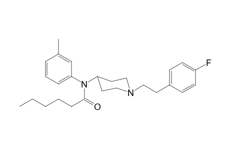N-(1-[2-(4-Fluorophenyl)ethyl]piperidin-4-yl)-N-3-methylphenylhexanamide