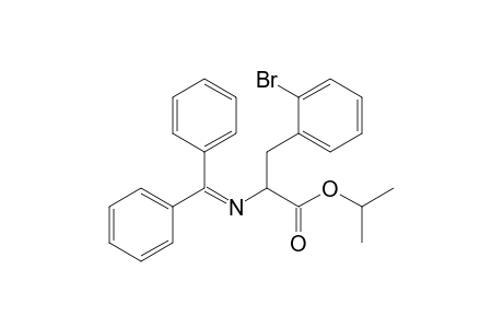 Isopropyl 3-(2-bromophenyl)-2-(diphenylmethyleneamino)propanoate