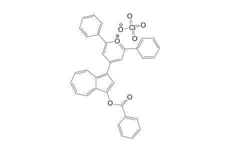 4-(3-BENZOYLOXY-AZULEN-1-YL)-2,6-DIPHENYL-PYRANYLIUM-PERCHLORATE;(RN=R=H;X=PHCOO2)