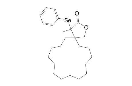 4-Methyl-4-phenylselenenyl-2-oxaspiro[4.14]nonadecan-3-one