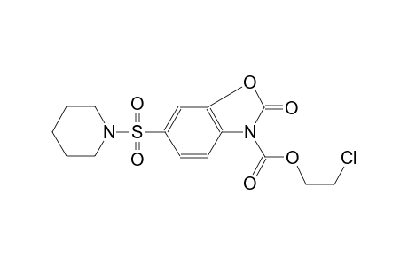 2-Oxo-6-(piperidine-1-sulfonyl)-benzooxazole-3-carboxylic acid 2-chloro-ethyl ester