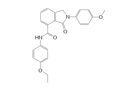 N-(4-ethoxyphenyl)-2-(4-methoxyphenyl)-3-oxo-4-isoindolinecarboxamide
