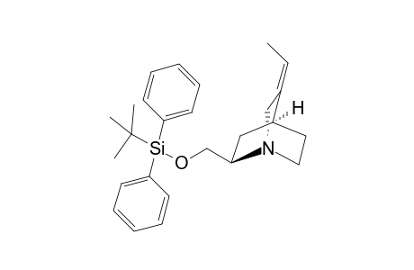 (1S,2R,4S)-2-(tert-Butyldiphenylsilyloxymethyl)-(E/Z)-5-ethylidene-1-azabicyclo[2.2.2]octane