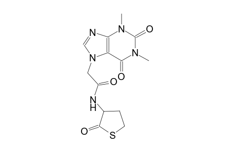 2-(1,3-dimethyl-2,6-dioxo-1,2,3,6-tetrahydro-7H-purin-7-yl)-N-(2-oxotetrahydro-3-thienyl)acetamide