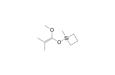 1-(1-methoxy-2-methyl-prop-1-enoxy)-1-methyl-siletane