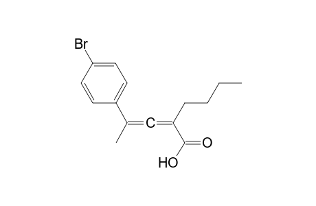 2-[2-(4-bromophenyl)prop-1-enylidene]hexanoic acid