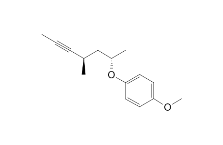 1-Methoxy-4-(((2S,4R)-4-methylhept-5-in-2-yl)oxy)benzene