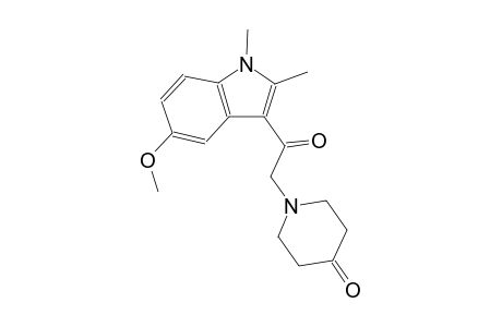 1-[2-(5-methoxy-1,2-dimethyl-1H-indol-3-yl)-2-oxoethyl]-4-piperidinone