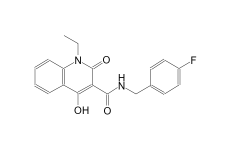 1-ethyl-N-(4-fluorobenzyl)-4-hydroxy-2-oxo-1,2-dihydro-3-quinolinecarboxamide