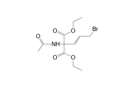 ETHYL (E)-2-ACETAMIDO-5-BROMO-2-ETHOXYCARBONYL-3-PENTENOATE