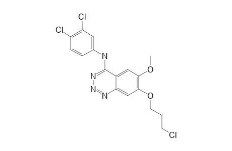 7-(3-CHLOROPROPOXY)-4-(3,4-DICHLOROPHENYL)-6-METHOXY-1,2,3-BENZOTRIAZINE