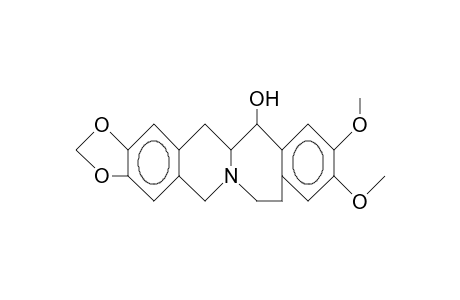 cis-Hydroxy-2,3-methylenedioxy-10,11-hexahydro-5,6,8,13,13a,14-isoquinolino(3,2-B)benzazepine-3