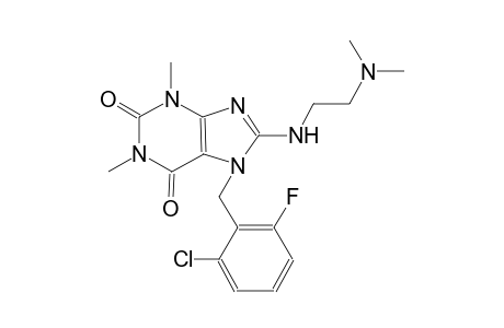 1H-purine-2,6-dione, 7-[(2-chloro-6-fluorophenyl)methyl]-8-[[2-(dimethylamino)ethyl]amino]-3,7-dihydro-1,3-dimethyl-