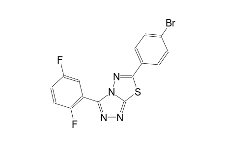 [1,2,4]triazolo[3,4-b][1,3,4]thiadiazole, 6-(4-bromophenyl)-3-(2,5-difluorophenyl)-