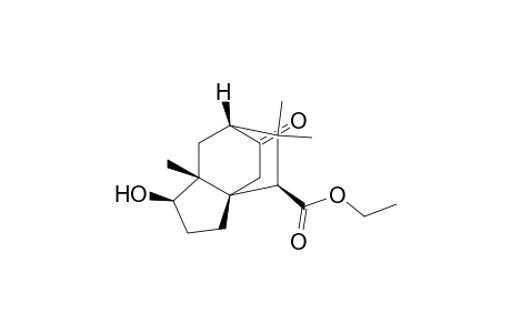 3a,6-Ethano-3aH-indene-4-carboxylic acid, octahydro-1-hydroxy-5,5,7a-trimethyl-8-oxo-, ethyl ester, [1R-(1.alpha.,3a.alpha.,4.alpha.,6.al pha.,7a.alpha.)]-