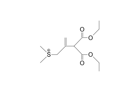 2-(Bis[ethoxycarbonyl-methyl])-allyl-dimethyl-sulfonium cation