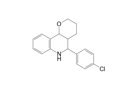 5-(4-Chlorophenyl)-3,4,4a,5,6,10b-hexahydro-2H-pyrano[3,2-c]quinoline