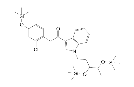 1-(1-(3,4-bis((trimethylsilyl)oxy)pentyl)-1H-indol-3-yl)-2-(2-chloro-4-((trimethylsilyl)oxy)phenyl)ethan-1-one
