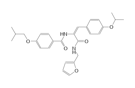 N-[(E)-1-{[(2-furylmethyl)amino]carbonyl}-2-(4-isopropoxyphenyl)ethenyl]-4-isobutoxybenzamide