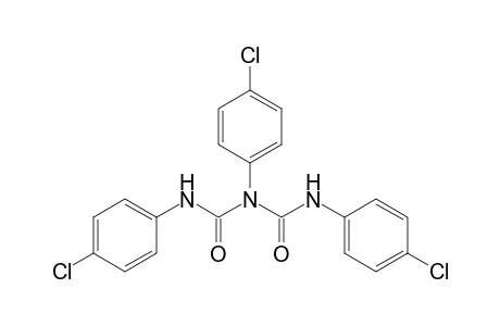 1-[N-(4-Chlorophenyl)carbamoyl]-1,3-bis(4-chlorophenyl)urea