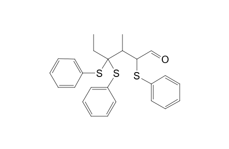 (2RS,3RS)-and (2SR,3RS)-3-Methyl-2,4,4-tris(phenylthio)hexanal