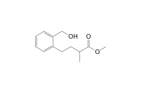 Methyl 4-(2-Hydroxymethylphenyl)-2-methylbutanoate