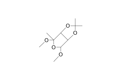 3(S),4(R)-Isopropylidenedioxy-2,5-dimethoxy-2-methyl-tetrahydrofuran
