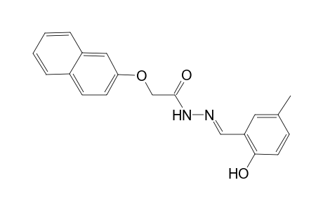 (Naphthalen-2-yloxy)-acetic acid (2-hydroxy-5-methyl-benzylidene)-hydrazide