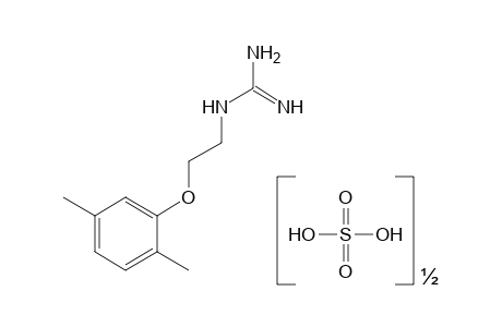 [2-(2,5-XYLYLOXY)ETHYL]GUANIDINE, HEMISULFATE