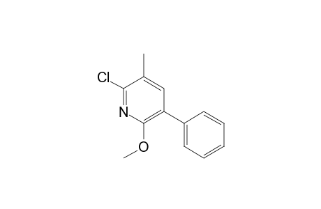 2-Chloro-6-methoxy-3-methyl-5-phenylpyridine