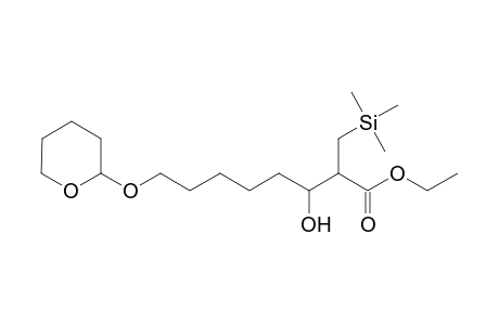 Ethyl 3-Hydroxy-8-(tetrahydropyranyloxy)-2-(trimethylsilylmethyl)octanoate isomer