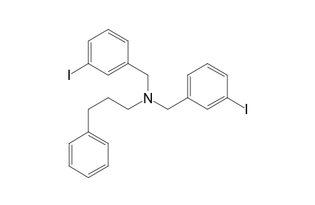 N,N-Bis(3-iodobenzyl)-3-phenylpropanamine