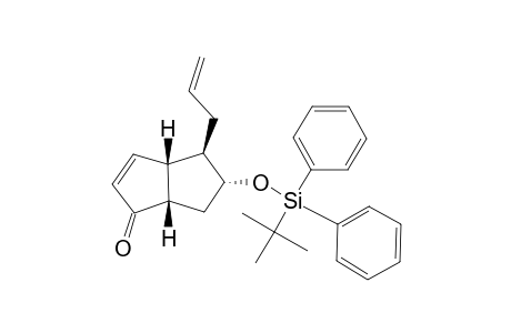 (3AR,4R,5R,6AS)-4-ALLYL-5-[[TERT.-BUTYL-(DIPHENYL)-SILYL]-OXY]-4,5,6,6A-TETRAHYDROPENTALEN-1(3AH)-ONE