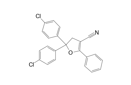 3-Cyano-5,5-bis(4-chlorophenyl)-2-phenyl-4,5-dihydrofuran