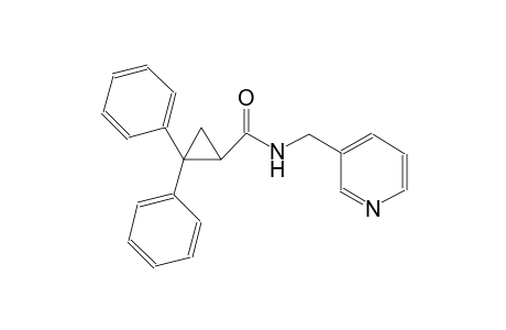 cyclopropanecarboxamide, 2,2-diphenyl-N-(3-pyridinylmethyl)-