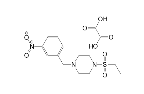 1-(ethylsulfonyl)-4-(3-nitrobenzyl)piperazine oxalate