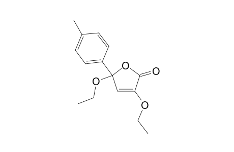 3,5-diethoxy-5-p-tolylfuran-2(5H)-one