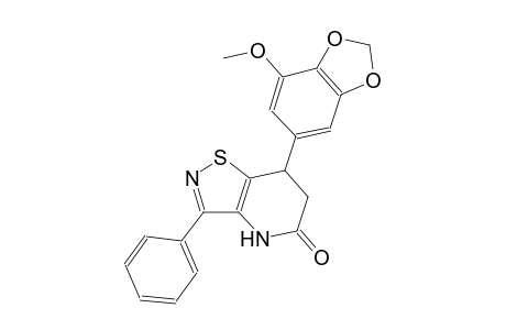 isothiazolo[4,5-b]pyridin-5(4H)-one, 6,7-dihydro-7-(7-methoxy-1,3-benzodioxol-5-yl)-3-phenyl-