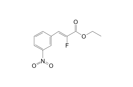 Ethyl .alpha.-fluoro-3-nitro-cinnamate