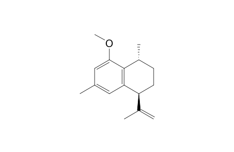 Naphthalene, 1,2,3,4-tetrahydro-5-methoxy-4,7-dimethyl-1-(1-methylethenyl)-, (1R-trans)-