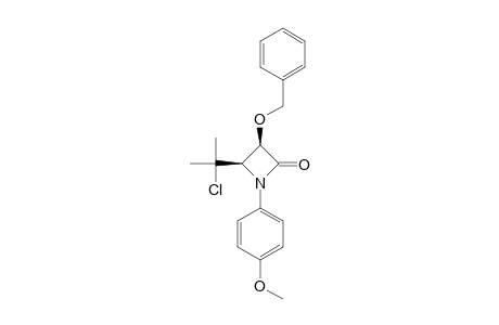 CIS-3-BENZYLOXY-4-[(1-CHLORO-1-METHYL)-ETHYL]-1-(4-METHOXYPHENYL)-AZETIDIN-2-ONE