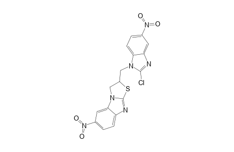 2-(2-CHLORO-5-NITROIMIDAZOL-1-YLMETHYL)-7-NITRO-2,3-DIHYDROTHIAZOLO-[1.2-A]-BENZIMIDAZOLE