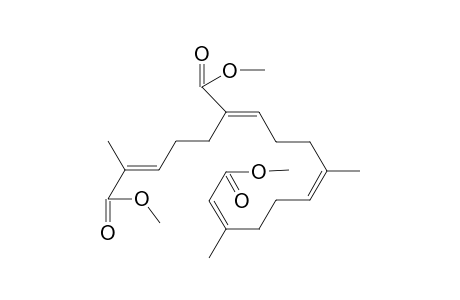 DIMETHYL (2E,6E,10Z,14Z)-6-METHOXYCARBONYL-2,10,14-TRIMETHYLHEXADECA-2,6,10,14-TETRAENEDIOIC ACID
