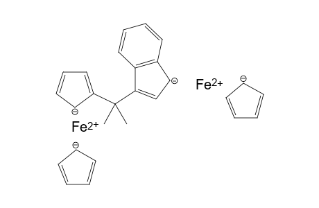 iron(II) 3-(2-(cyclopenta-3,5-dien-2-ide-1-yl)propan-2-yl)-1H-inden-1-ide dicyclopenta-2,4-dien-1-ide
