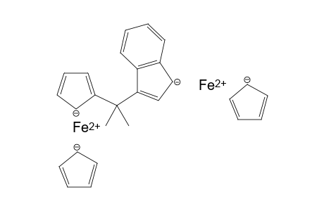 iron(II) 3-(2-(cyclopenta-3,5-dien-2-ide-1-yl)propan-2-yl)-1H-inden-1-ide dicyclopenta-2,4-dien-1-ide